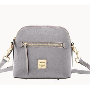 Dooney & Bourke Saffiano Domed Crossbody Smoke Bag B000530